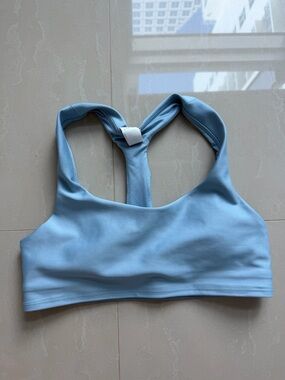 ALO light blue Racerback Bra